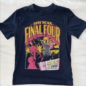 abercrombie kids Navy Graphic '1991 NCAA Final Four' Short Sleeve Tee